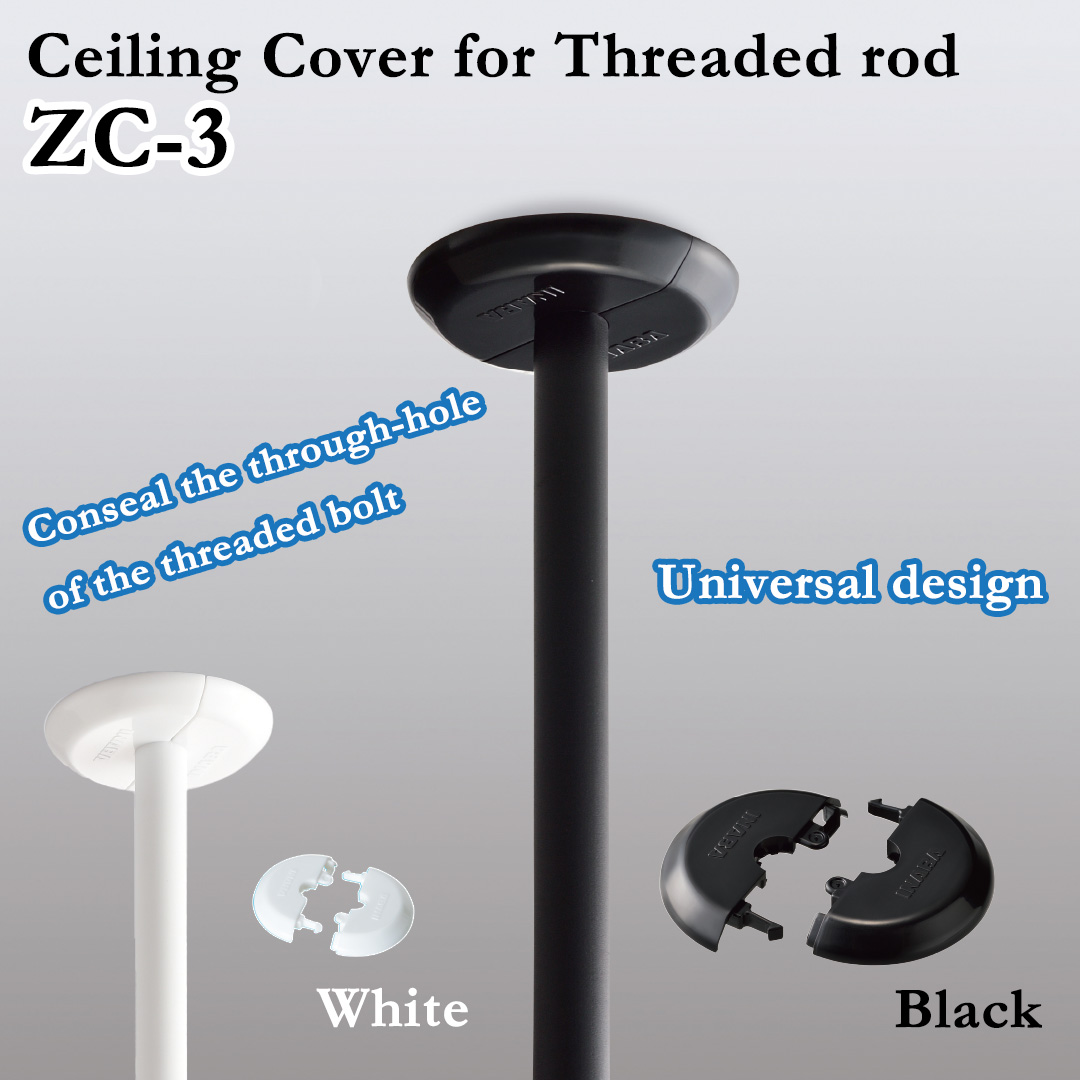 ceiling cover for threaded rod, ZC-3,  ceiling rosette, inaba denko