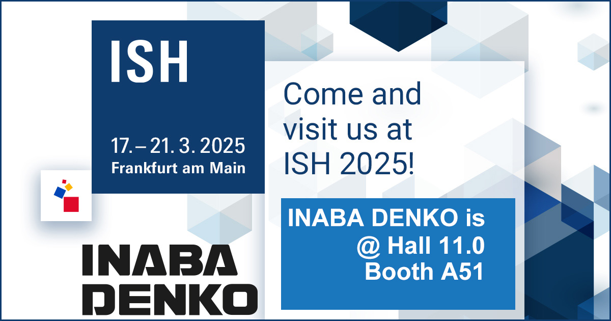 ISH, INABA DENKO, SLIMDUCT, HVAC trade show