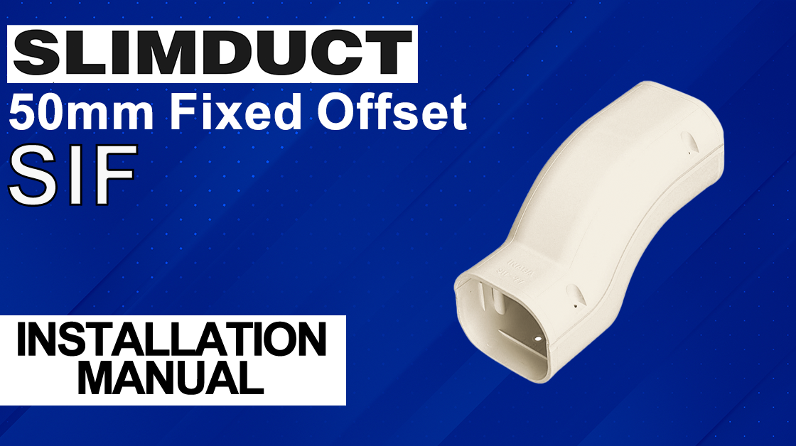 Slimduct Trunking system -SIF 50MM fixed offset-